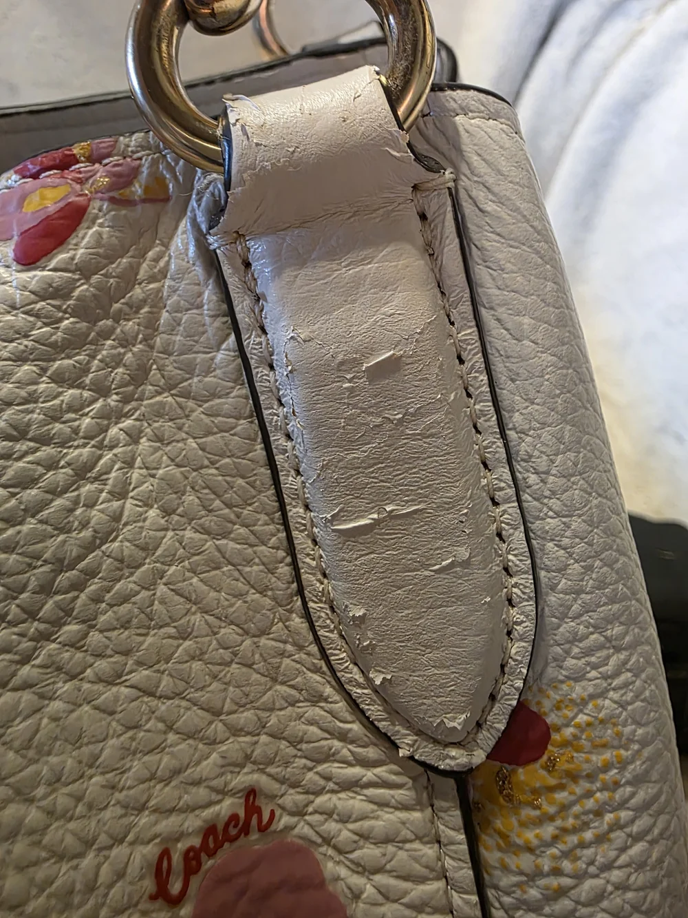 Coach Pop Floral Leather Bag